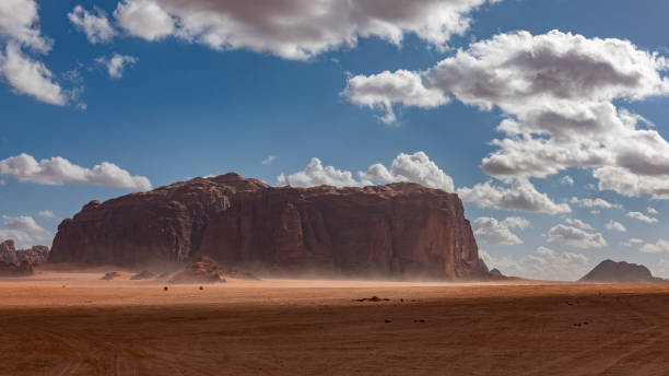 istock A mountain ridge in the Wasi Rum desert 1452145943