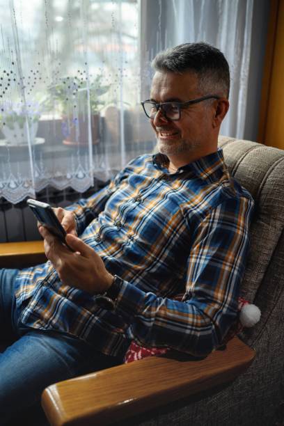 istock Mature man buying some goods online 1452146873