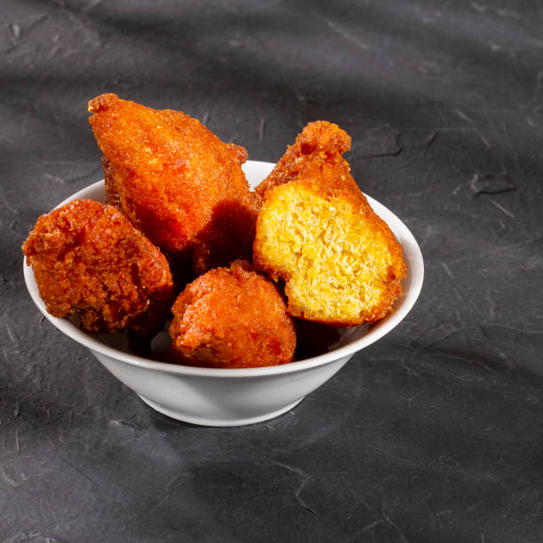 istock Fried tender corn croquettes - Colombian traditional food 1452160708
