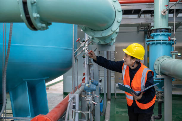 istock A female engineer works in a chemical plant 1452166164