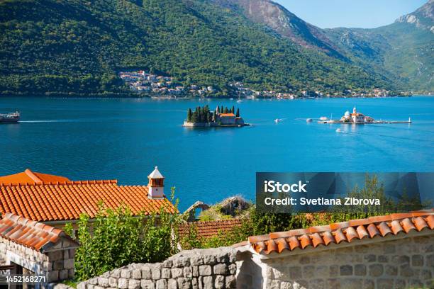 Island Of St George And The Island Of Gospa Od Shkrpela Stock Photo - Download Image Now