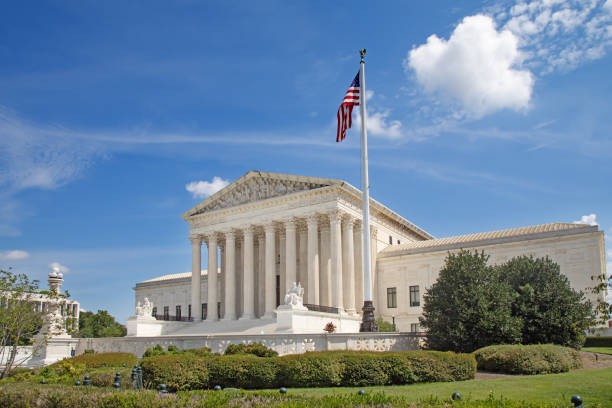 US Supreme court stock photo