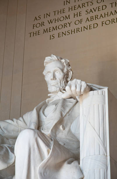 Lincoln memorial Lincoln memorial in Washington DC (District of Columbia), United States of America washington dc slavery the mall lincoln memorial stock pictures, royalty-free photos & images