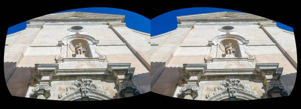 istock Facade St. Tropez, France Stereoscopic VR 1452173881