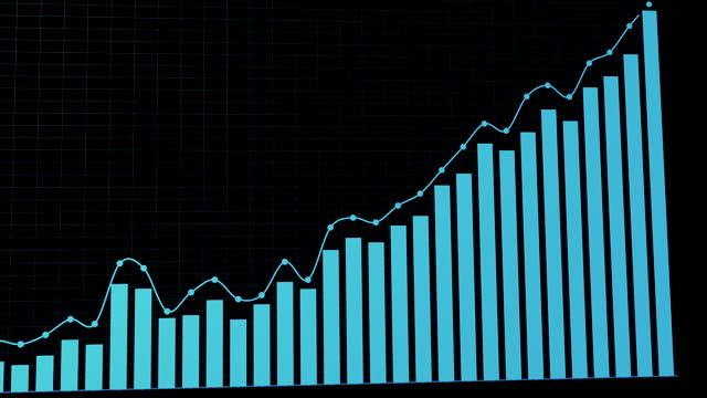 Data Growing Line Graph