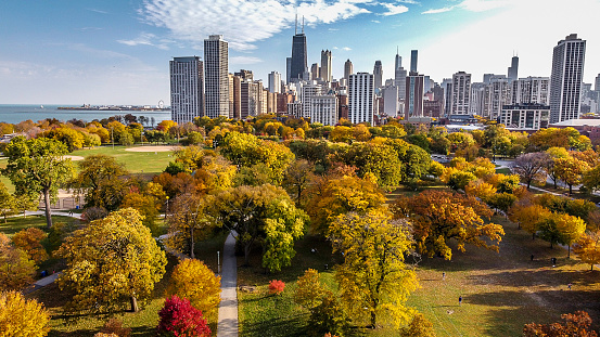 Lincoln Park Chicago Fall
