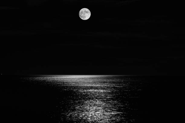 istock Full Moon over Lake Michigan 1452185196