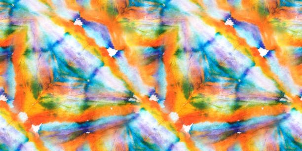 istock Bright Seamless Beautiful . Repeated Tie Dye Artwork Painting. Seamless Modern Rainbow Tie Dye Fashion Art. Repeated Dyed Colorful Tie Dye Wallpaper Paint. 1452193395