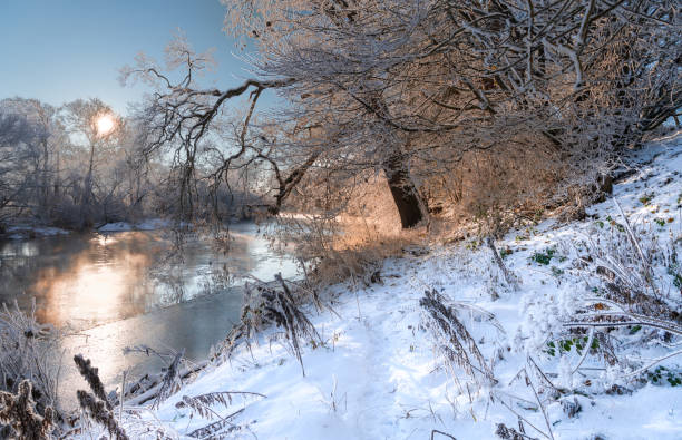 istock Sunrise over the River Teviot after snow in the Scottish Borders 1452194869