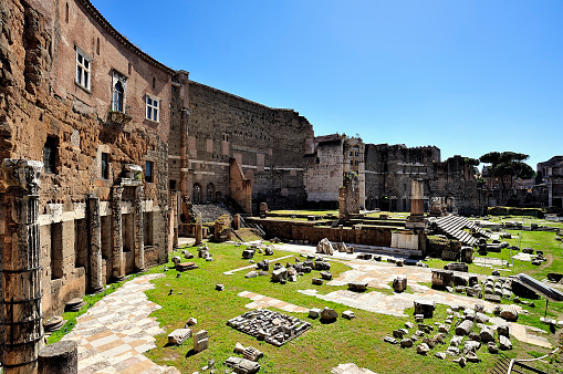 A picture of the amazing roman forum