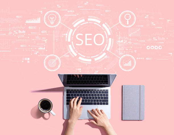 istock SEO concept with person using a laptop 1452228307