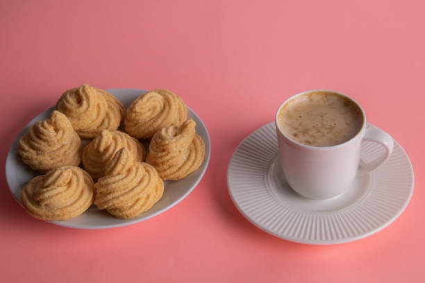 istock photo meringue cakes on a plate 1452233332