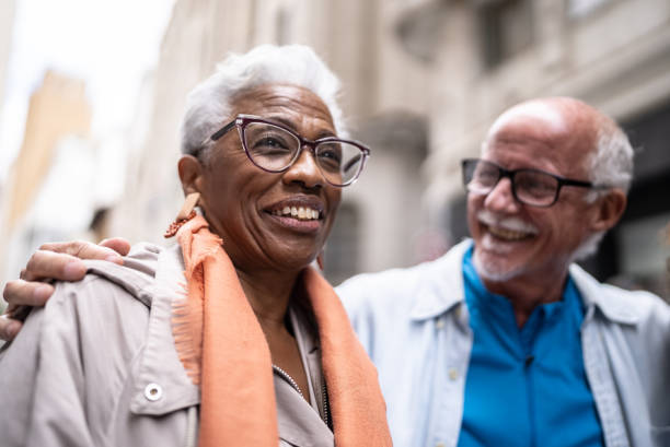 istock Senior friends talking outdoors 1452240975