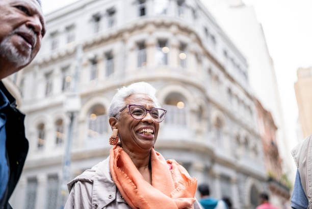 istock Senior friends talking outdoors 1452241495