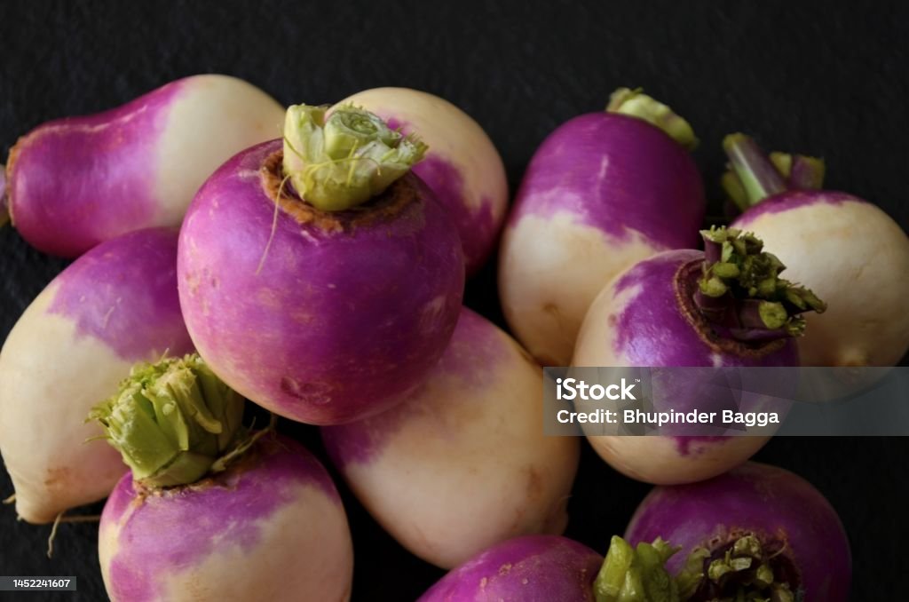 Turnip Roots Real Turnips Or White Turnip Brassica Rapa Is A Root Vegetable Commonly ...