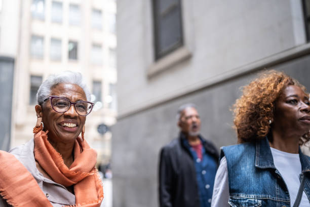 istock Senior friends walking outdoors 1452241661