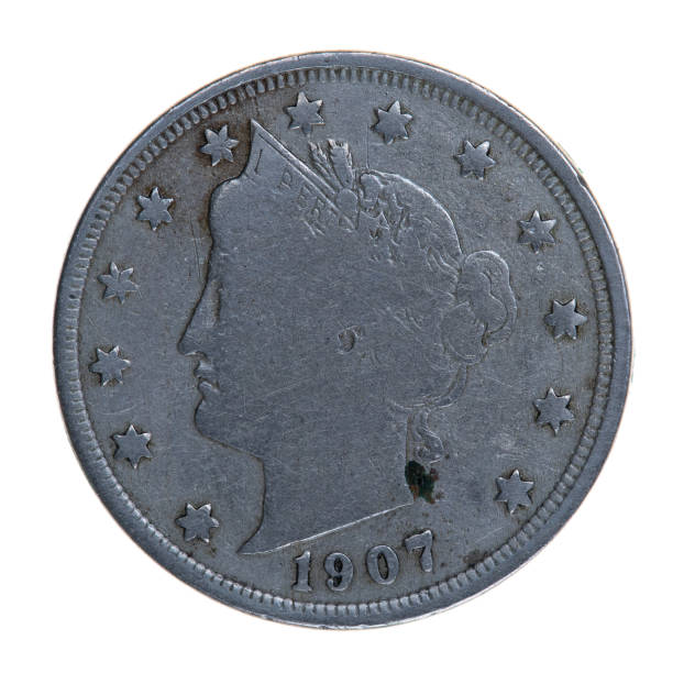 istock Antique US Coin 1907 Nickel 1452253780