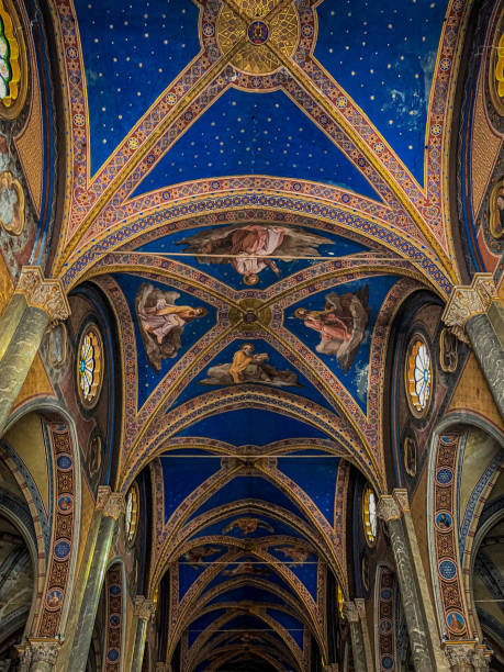 санта мария sopra минерва - italian chapel стоковые фото и изображения