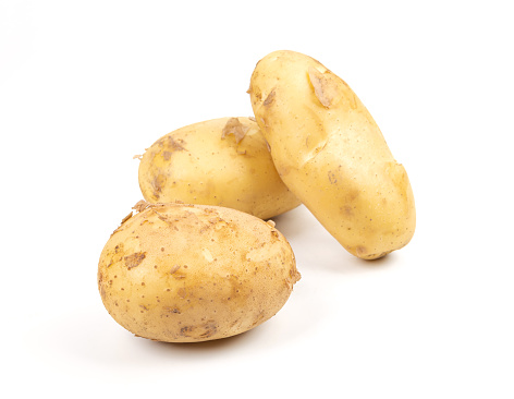 Potato Isolated on White background