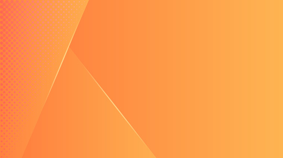 Orange abstract letters PPT business cover background