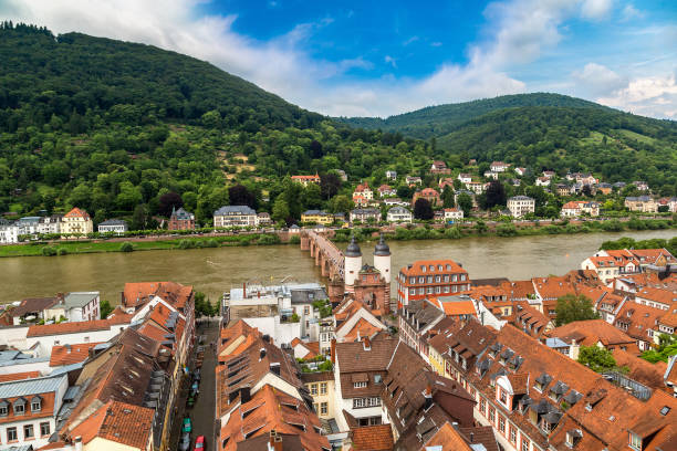 istock Panoramic aerial view of Heidelberg 1452284935