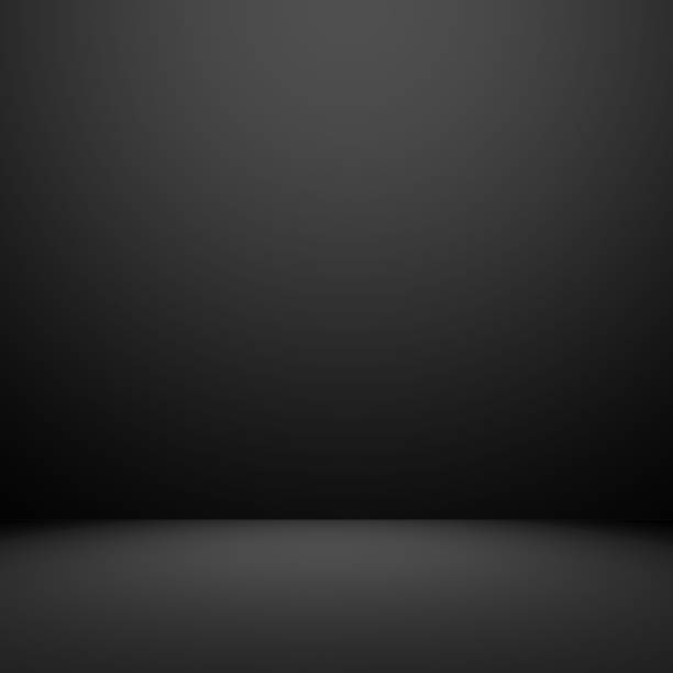 istock Empty black room background, abstract black room background, black room studio background 1452287646