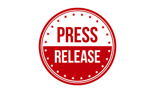 Press Release Rubber Stamp Seal Vector