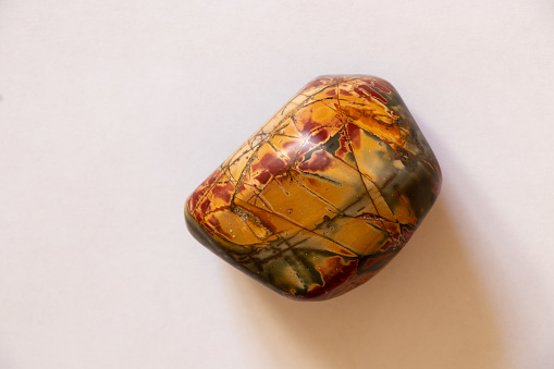 jasper stone on a colored background