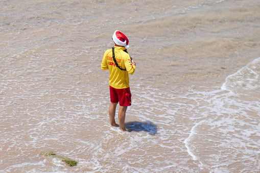 Bondi Beach Lifesaver Stock Photo - Download Image Now - Australia ...
