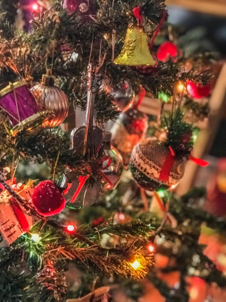 istock Christmas tree,baby hands and christmas decors 1452304205