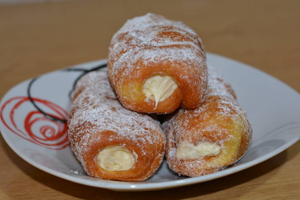 istock Italian Cannoli Dessert Filled with Cream. 1452305753