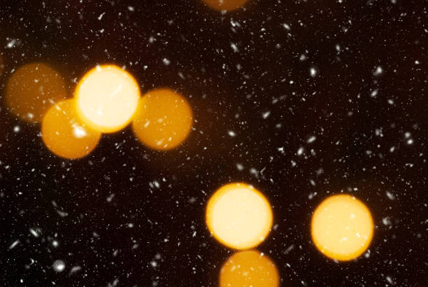 istock Abstract magical bokeh lights background. Colorful defocused lights 1452306950