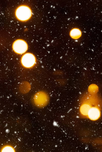 istock Abstract magical bokeh lights background. Colorful defocused lights 1452306956