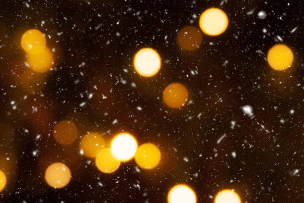 istock Abstract magical bokeh lights background. Colorful defocused lights 1452306963