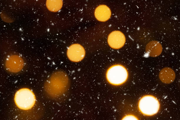 istock Abstract magical bokeh lights background. Colorful defocused lights 1452306971