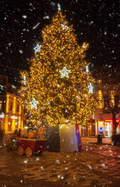 istock Christmas tree in Tbilisi. Georgia 1452307073