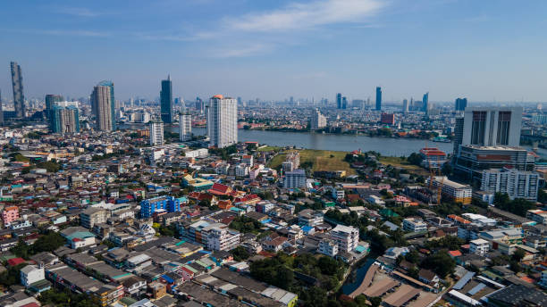istock Bangkok city view at morning 1452312029