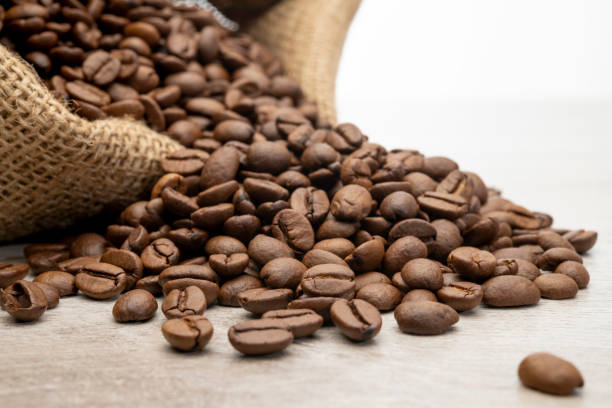 istock Coffee Beans in Jute Bag 1452316861