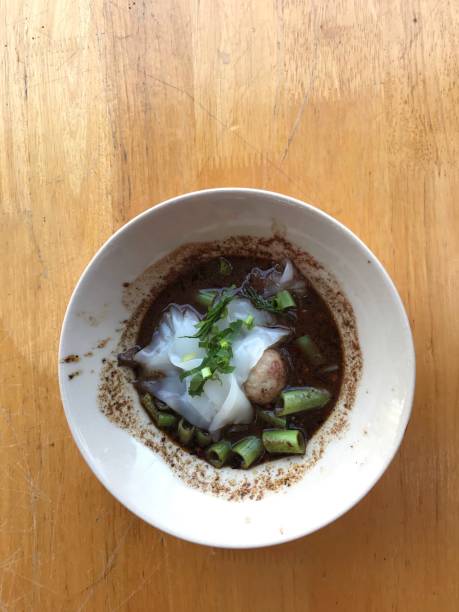 istock Noodle boat soup in Thai style 1452318132