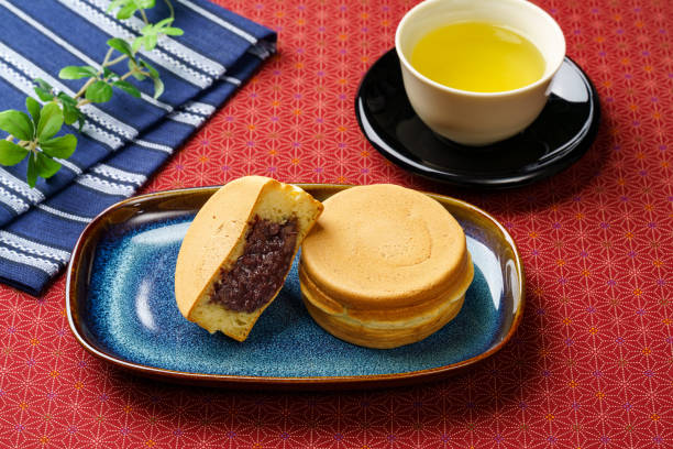 istock a Japanese style pancake filled with bean jam, called 'imagawayaki' 1452322189