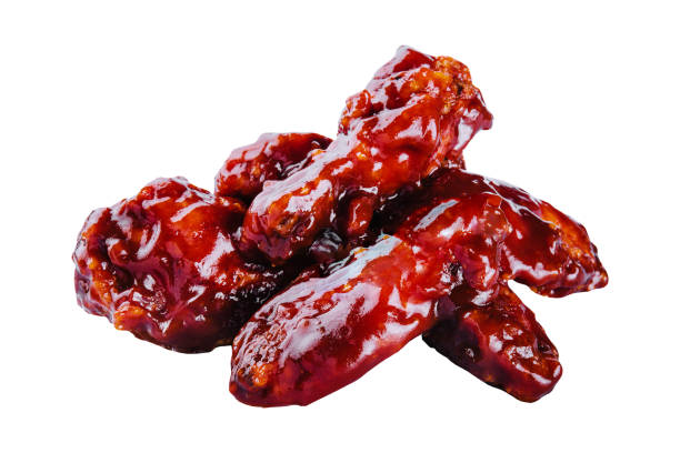 istock delicious crispy roasted chicken wings on white 1452323263