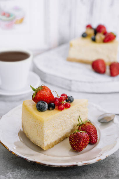 istock New York cheesecake with fresh berries 1452323287