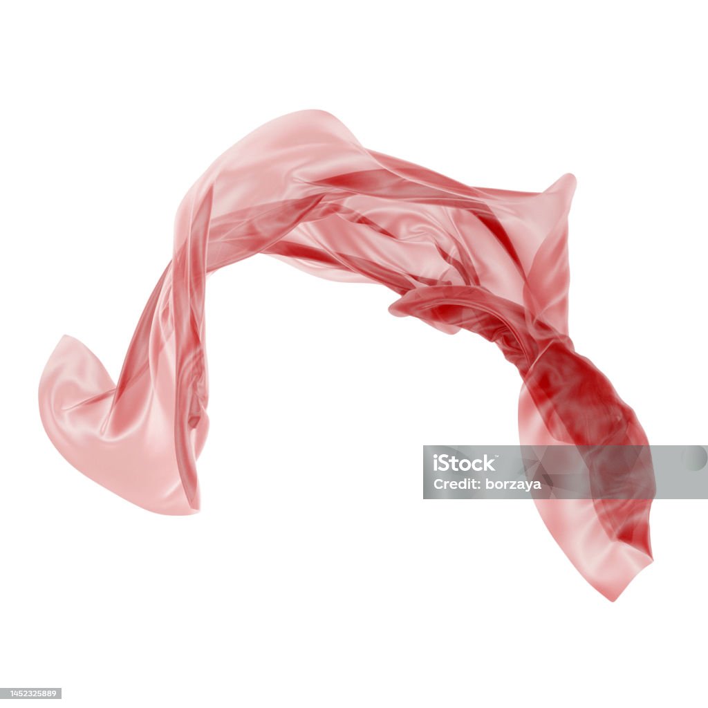 Cloth Falling Vertically Abstract Red Cloth Falling Satin Fabric Flying In The Wind Stock Photo ...