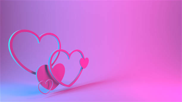 Design mock up background for Valentines day stock photo