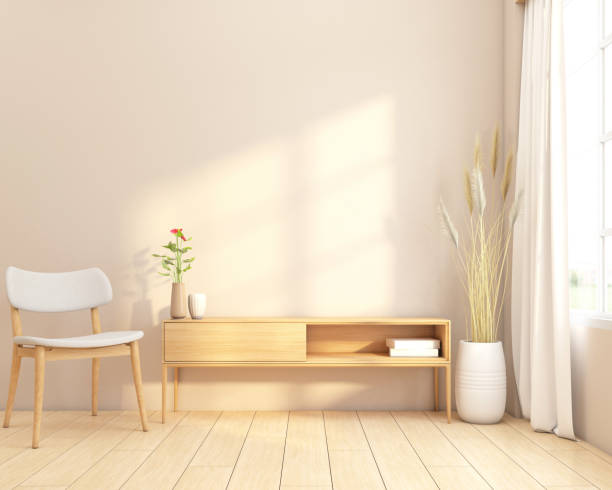 istock Minimalist living room 1452325949
