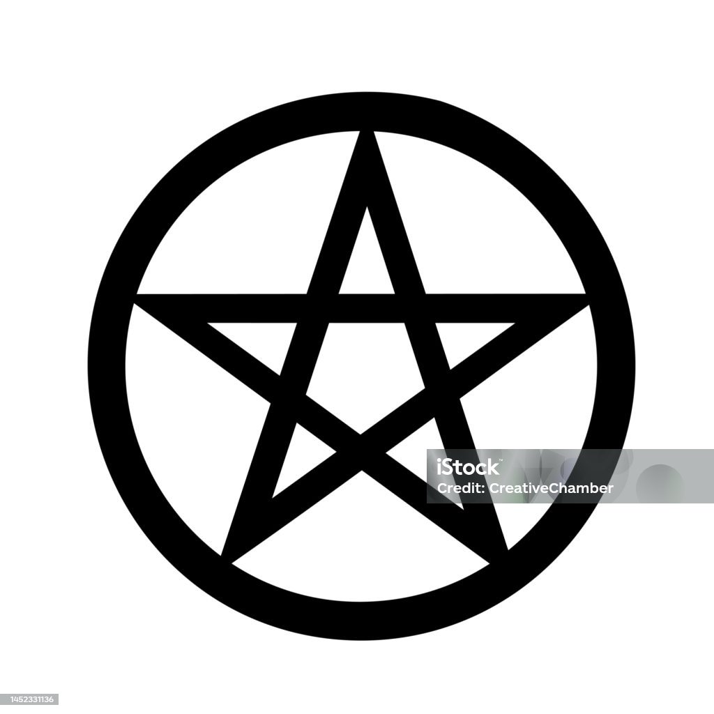 Wikka Wicca Religious Symbol Stock Illustration - Download Image Now - Wicca ...