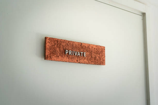 istock A private room sign plate. 1452335204