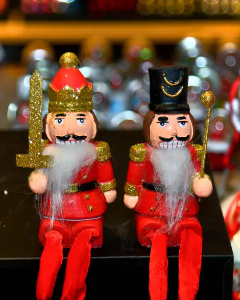 Photo of Nutcrackers. Two very cute Christmas homemade toys