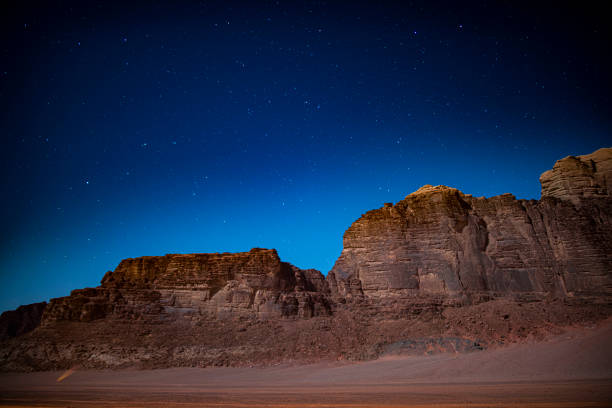 istock Night sky in Wadi Rum, Jordan 1452343058