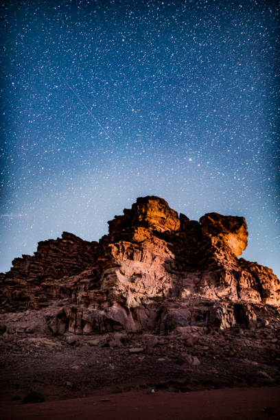 istock Night sky in Wadi Rum, Jordan 1452343071